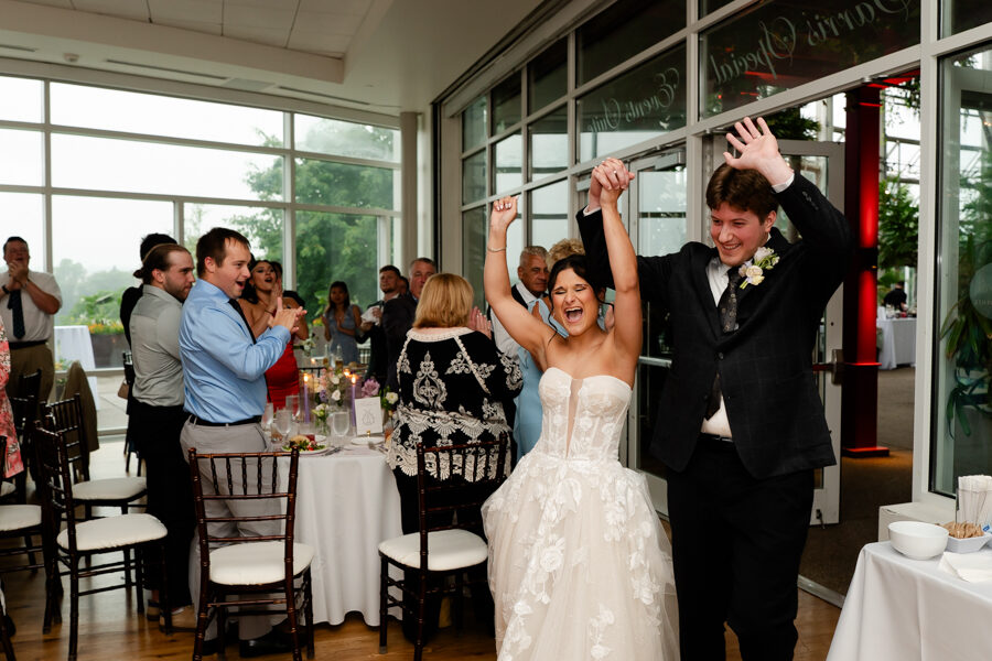 Bride and Groom First Dance at Phipps Conservatory Wedding