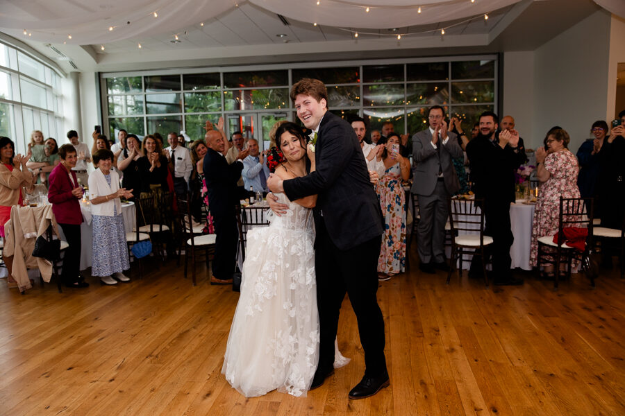 Bride and Groom First Dance at Phipps Conservatory Wedding