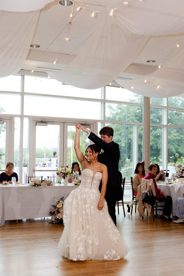 Bride and Groom First Dance at Phipps Conservatory Wedding