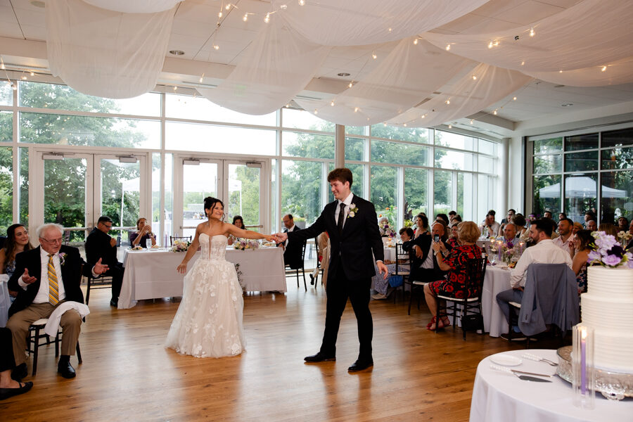 Bride and Groom First Dance at Phipps Conservatory Wedding
