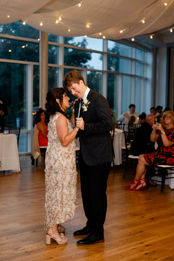 Mother Son Dance at Phipps Conservatory Wedding