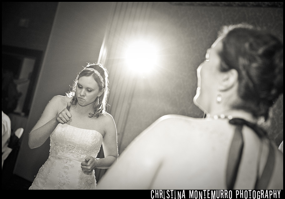 Pittsburgh Airport Marriott Wedding Photography - Reception - Bride Dancing
