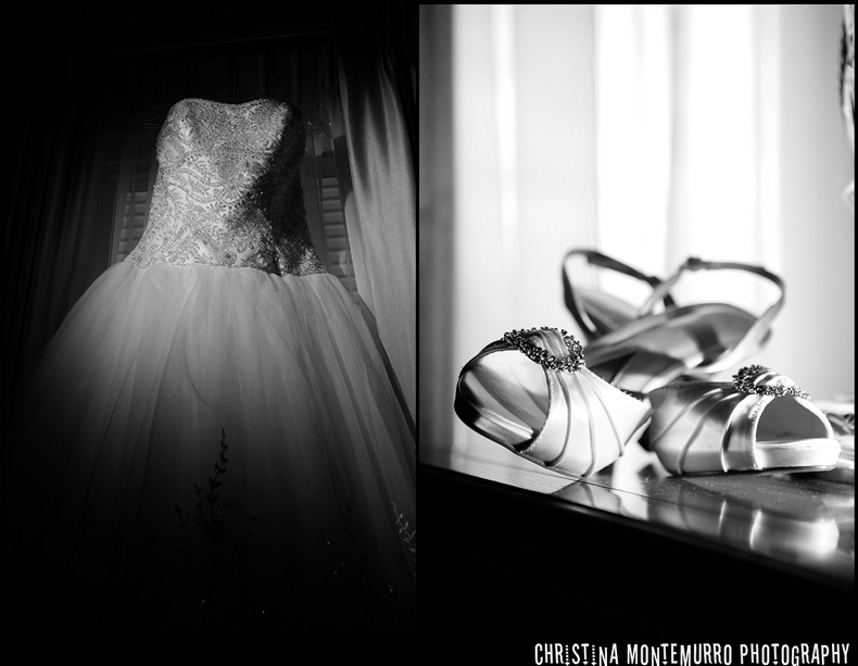 Pittsburgh Wedding Photographer - Wedding Gown and Shoes