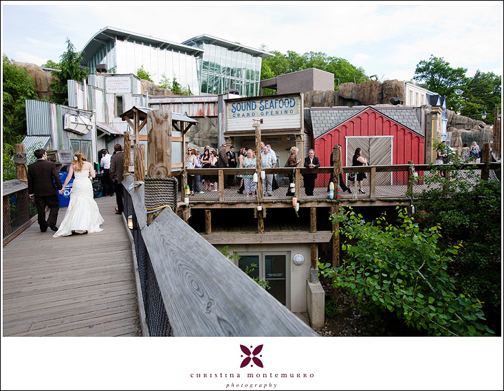 Walkway at the Pittsburgh Zoo Aquarium Waters Edge Wedding   Reception  Venue-11