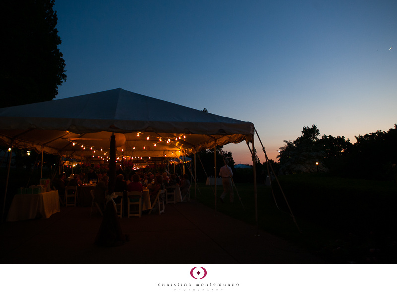 Phipps Conservatory Outdoor Garden Wedding Reception