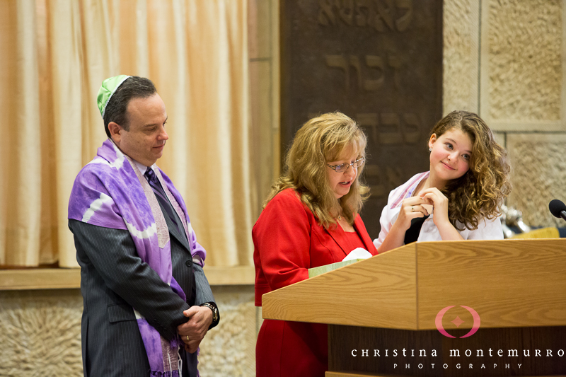 Pittsburgh Bat Mitzvah Photography Temple Ohav Shalom Allison Pa