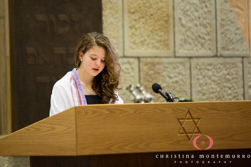 Pittsburgh Bat Mitzvah Photography Temple Ohav Shalom Allison Pa