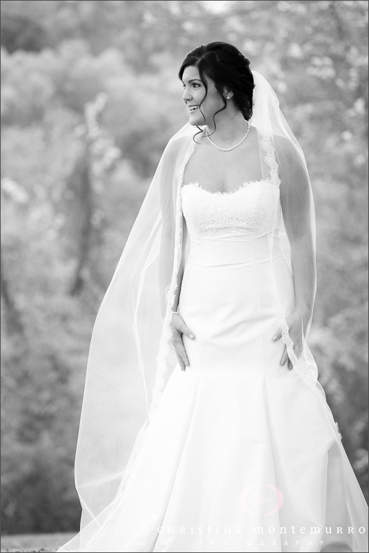 Bride Groom Portraits Fall Wedding Pittsburgh Wedding Photography