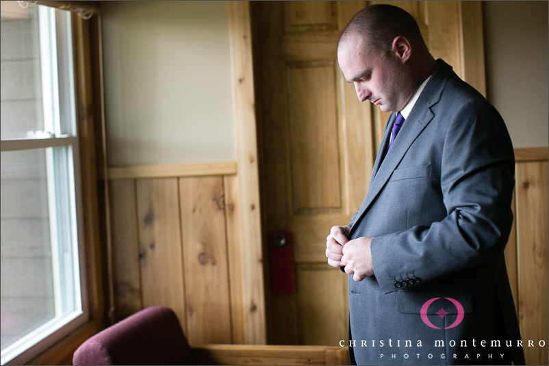 Groom Getting Ready Pittsburgh Wedding Photography