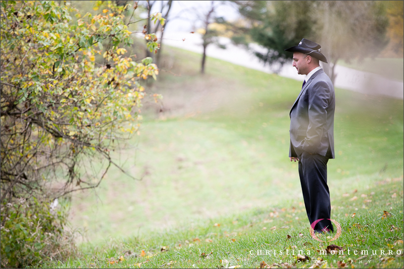 Bride Groom Portraits Fall Wedding Pittsburgh Wedding Photography