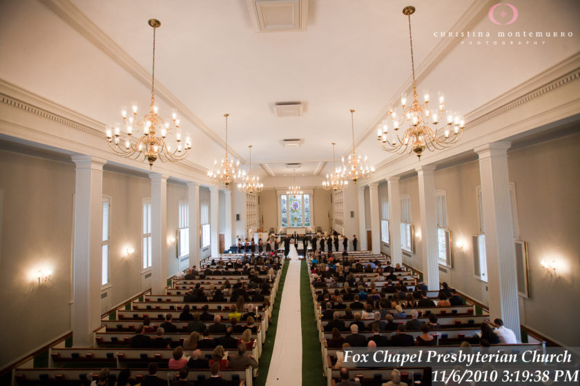Fox Chapel Presbyterian Church Pittsburgh Wedding Photography