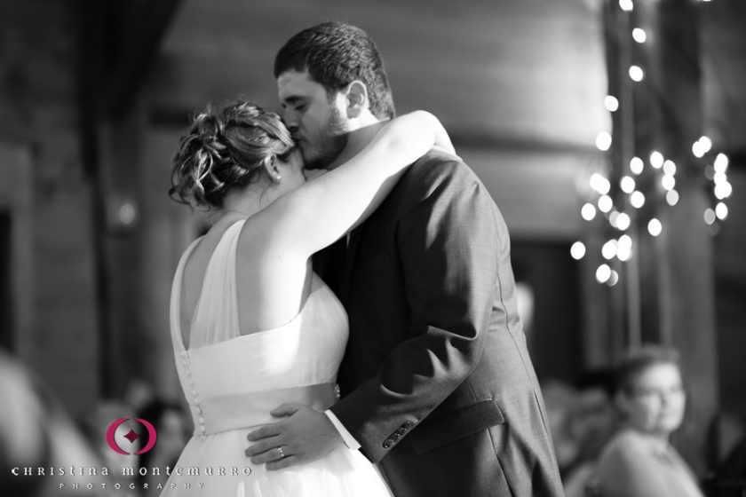 Bride and Groom First Dance Lingrow Farm Wedding Pittsburgh Wedding Photography
