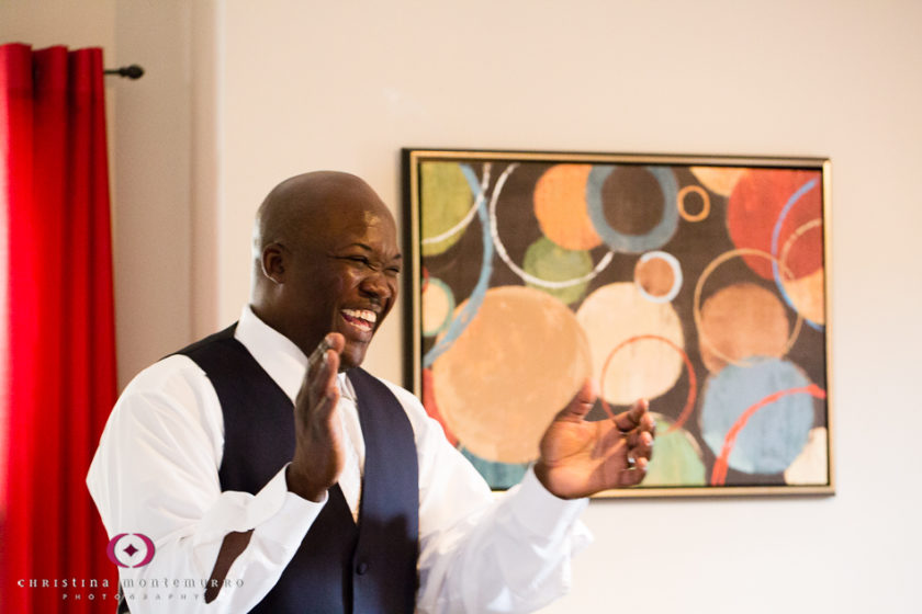 Groomsman getting ready Pittsburgh Wedding Photography