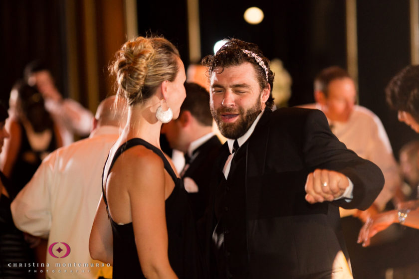 Dancing at Omni William Penn Urban Room Wedding Reception Pittsburgh Wedding Photography