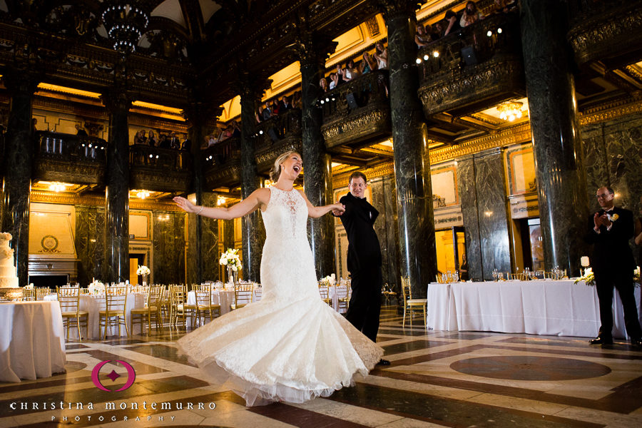 Jenna & Kit’s Wedding – Carnegie Music Hall Foyer, Pittsburgh