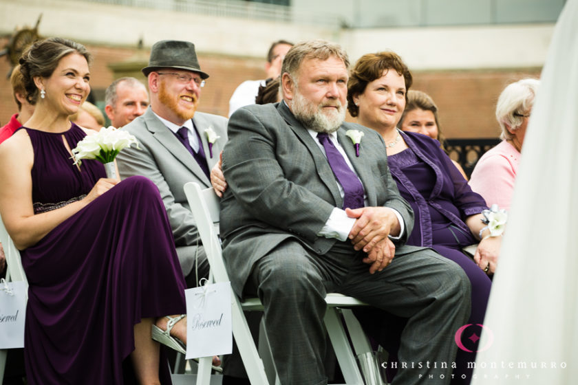 Guests at Point State Park Wedding