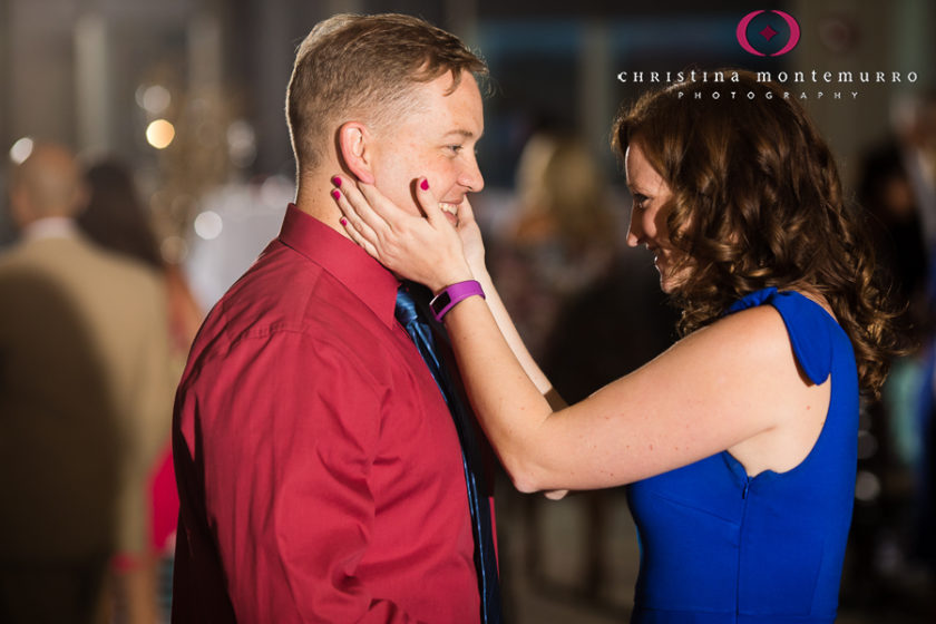Guests dancing at their wedding reception at the Heinz History Center Mueller Center
