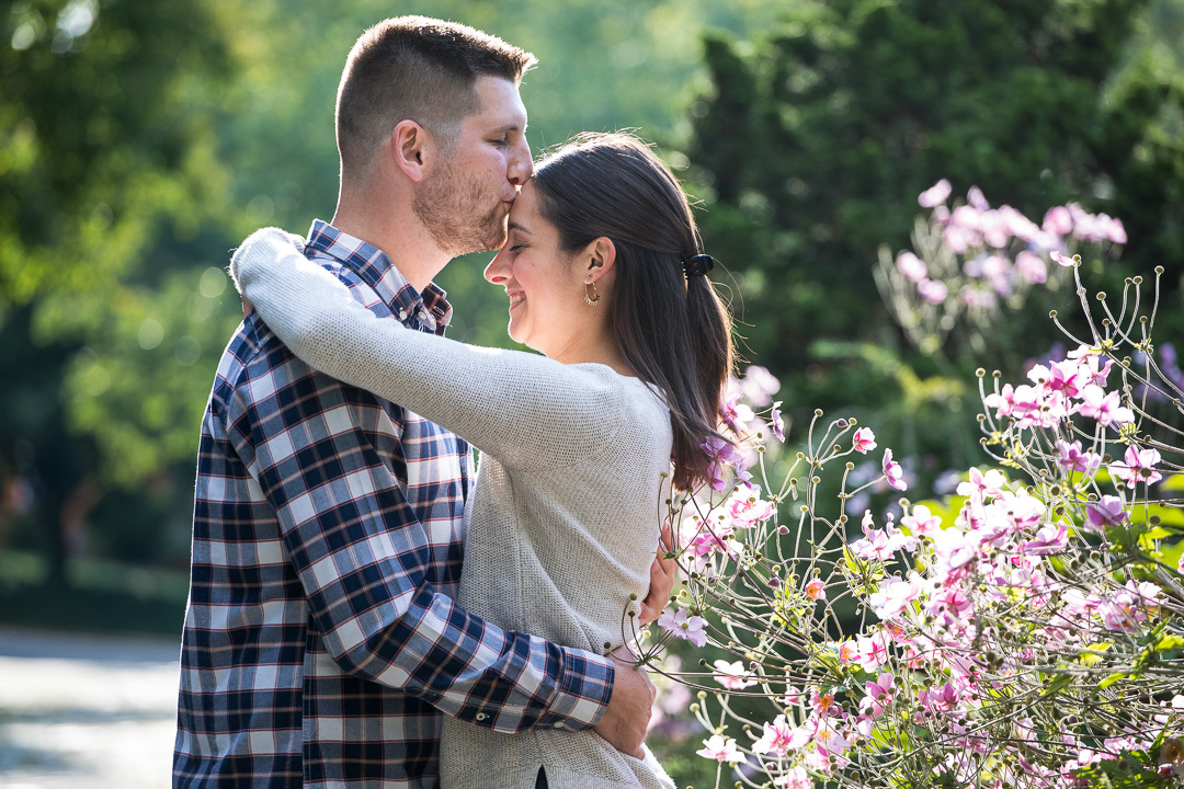 September engagement session in Mellon Park