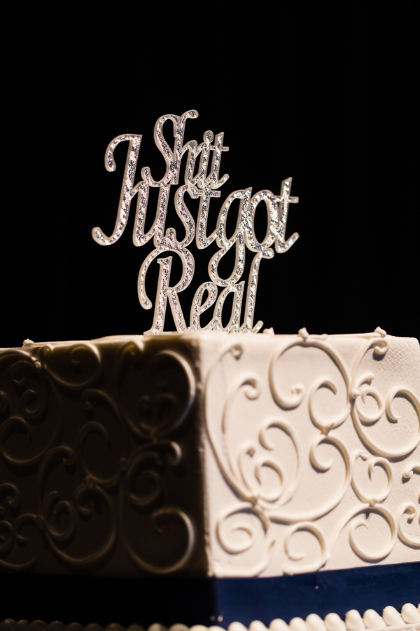 Best Cake Topper Shit Just got Real