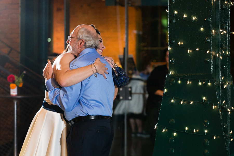 Bride Hugs Her New Father-in-Law
