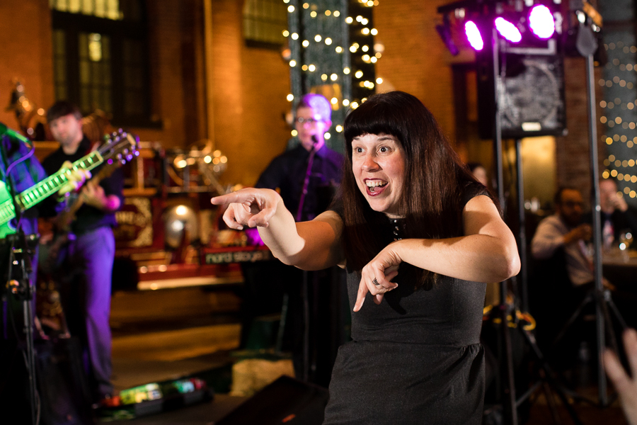 Guest Dancing at Heinz History Center Wedding