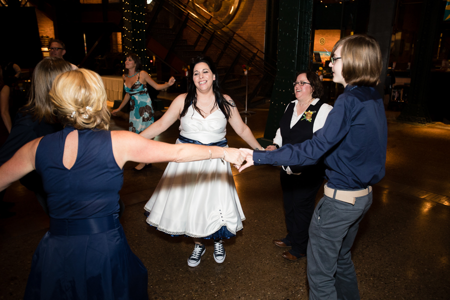 Brides Dancing at their Wedding Reception