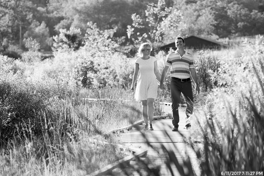 Summer Engagement Session in North Park Wetlands