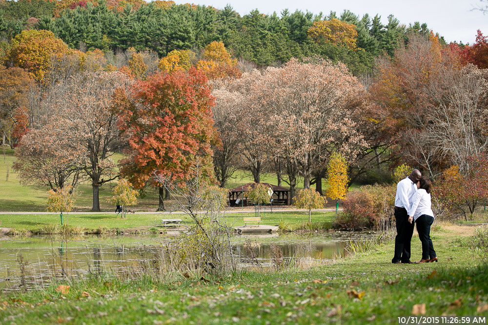 Engagement Photos by the North Park Lake