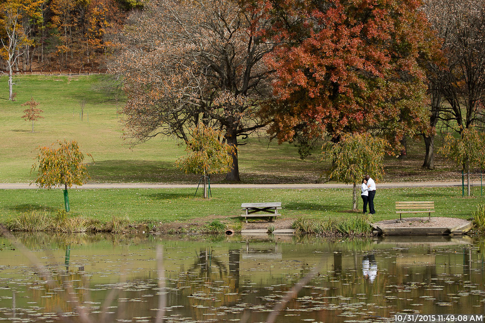 Engagement Photos by the North Park Lake
