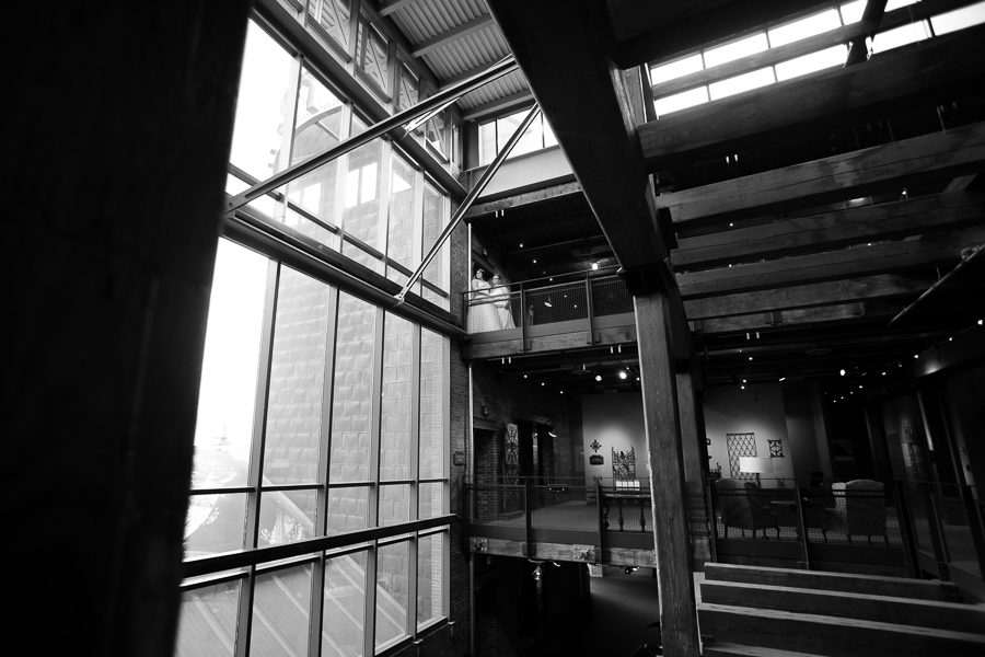 Bridal Wedding Portrait at the Heinz History Center 7th Floor
