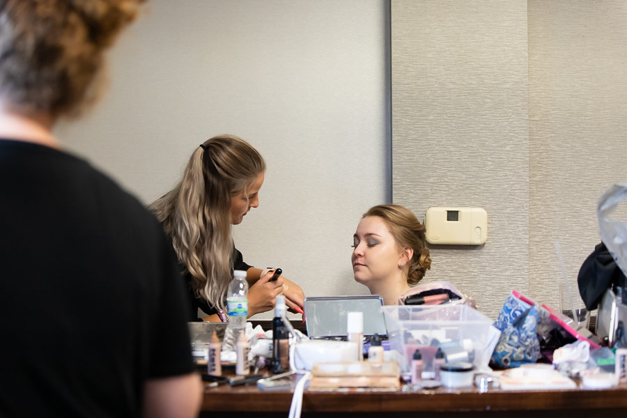 Bride Getting Ready