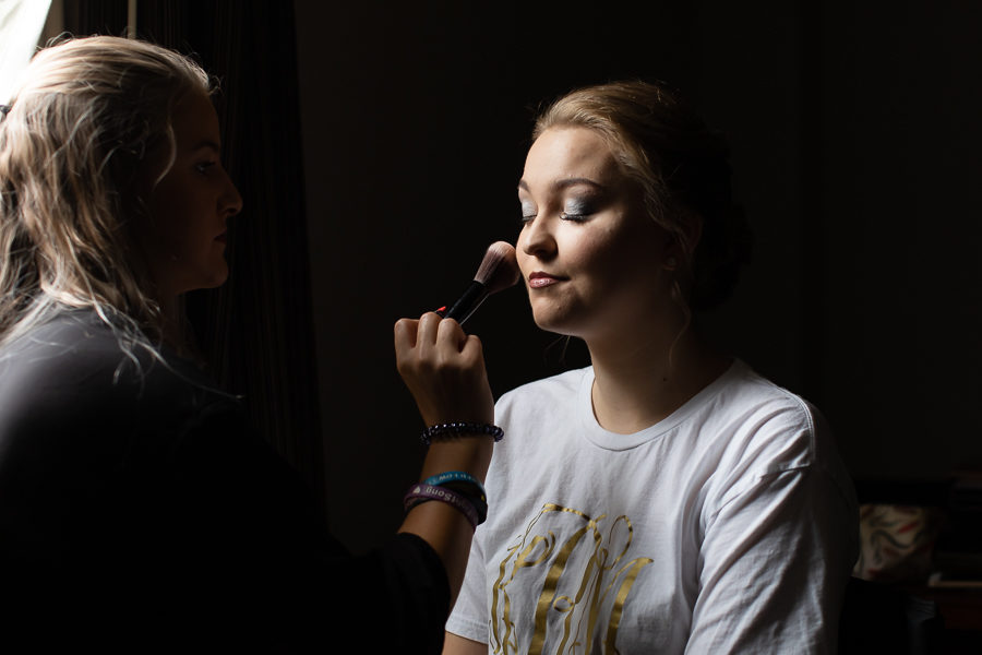 Bride Getting Ready