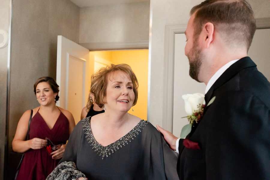 Emotional Mother of the Groom