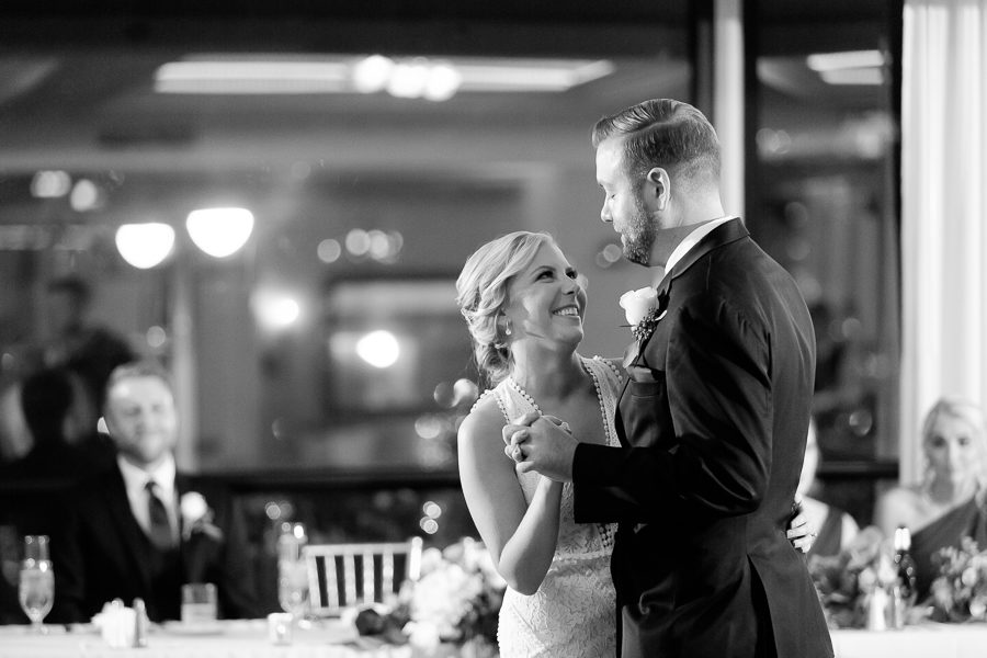 Bride and Groom First Dance at Renaissance Pittsburgh Hotel Wedding