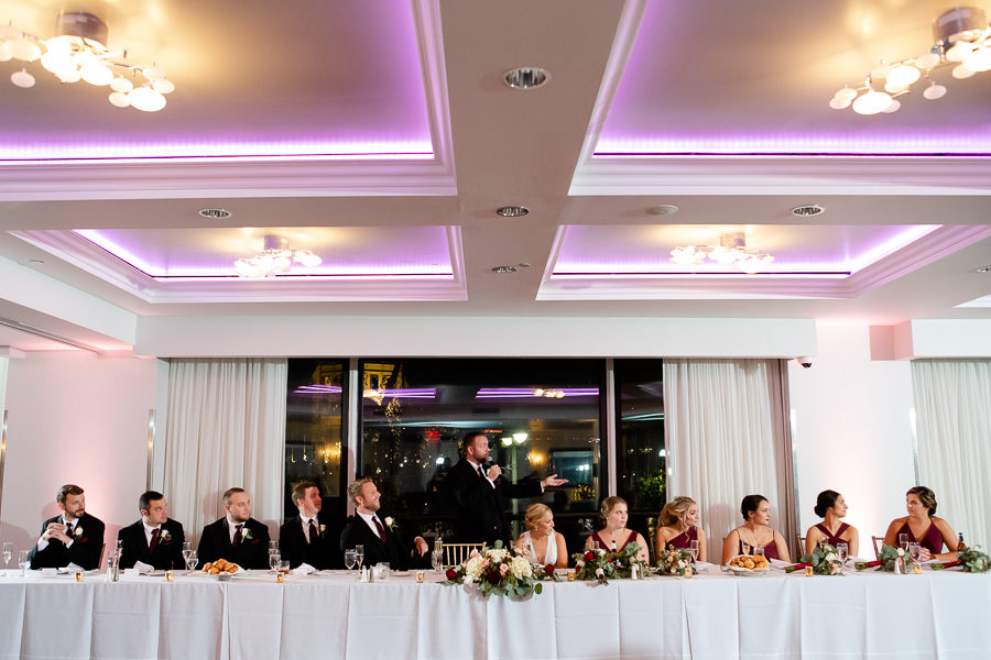 Speeches at Renaissance Pittsburgh Wedding