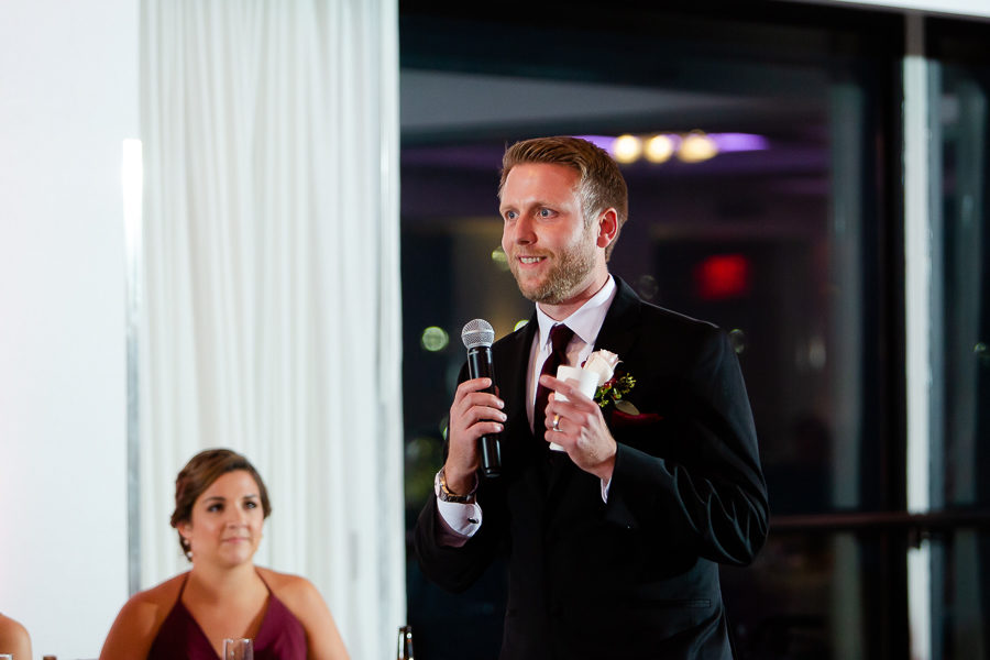 Speeches at Renaissance Pittsburgh Wedding