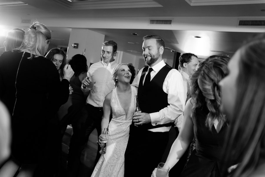 Bride and Groom at Wedding Reception Renaissance Pittsburgh