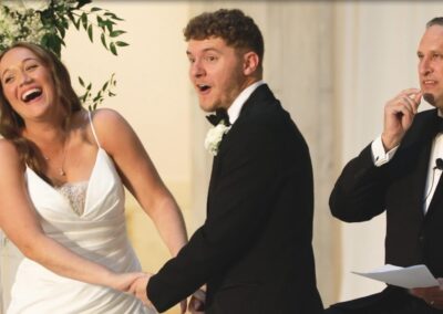 Caroline & Justin’s Wedding – Carnegie Music Hall Foyer