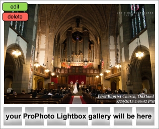 First Baptist Church wedding pictures